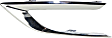 Front, Driver and Passenger Side Fog Light Trims, Chrome, For Models Without RS Package