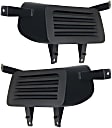 Fog Light Cover - Front, Driver and Passenger Side, Black