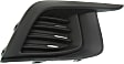 Fog Light Cover - Front, Driver and Passenger Side, Black