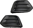 2018 Chevrolet Trax - Front, Driver and Passenger Side Fog Light Cover, Textured Black