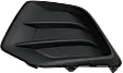 2018 Chevrolet Trax - Front, Driver and Passenger Side Fog Light Cover, Textured Black