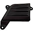 Front, Driver and Passenger Side Fog Light Cover, Textured Black