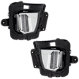 Driver and Passenger Side Driving Lights, CAPA CERTIFIED
