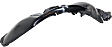 Front, Driver and Passenger Side, Fender Liner