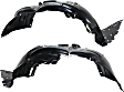 Front, Driver and Passenger Side, Fender Liner