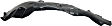 2017-2020 Chevrolet Colorado - Front, Driver and Passenger Side, Fender Liner