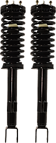 Front, Driver and Passenger Side Fully Loaded Strut, RWD, For Models With Performance Suspension, Without High Performance Suspension