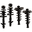 Front and Rear, Driver and Passenger Side Fully Loaded Strut, RWD