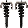 Front, Driver and Passenger Side Fully Loaded Struts, Convertible/Sedan