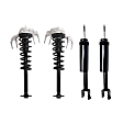 Front and Rear, Driver and Passenger Side Shock and Fully Loaded Strut, For Models with FE1 Soft Ride Suspension