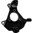 Front, Driver and Passenger Side Steering Knuckle, Without Backing Plate, Without Bearing
