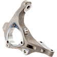 Front, Driver and Passenger Side Steering Knuckle, Without Backing Plate, Without Bearing