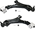 Front, Driver and Passenger Side, Lower Control Arms, With Ball Joints