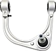 Front, Driver and Passenger Side, Upper Control Arms, With Ball Joints