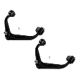 Front, Driver and Passenger Side, Upper Control Arms, With Ball Joints
