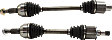 Front, Driver and Passenger Side Axle Assembly - Set of 2 AWD
