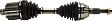 2008 Chevrolet Malibu - Front, Driver and Passenger Side Axle Assembly, Transfer Inner Stub Shaft From Original Axle to Replacement CV Axle., New, 2.2L 4Cyl