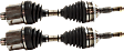 Front, Driver and Passenger Side Axle Assembly - Set of 2