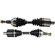 Front, Driver and Passenger Side Axle Assembly - Set of 2 AWD, 3.4L, 6Cyl