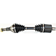Front, Driver and Passenger Side Axle Assembly - Set of 2 AWD, 3.4L, 6Cyl
