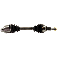 Front, Driver and Passenger Side Axle Assemblies, 2.4L Engine, 4 Cylinder