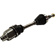 Front, Driver and Passenger Side Axle Assemblies, 2.4L Engine, 4 Cylinder