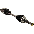 Front, Driver and Passenger Side Axle Assemblies, 2.4L Engine, 4 Cylinder