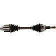 Front, Driver and Passenger Side Axle Assemblies, 2.4L Engine, 4 Cylinder
