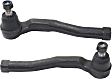 Front, Driver and Passenger Side, Outer Tie Rod Ends
