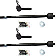 Front, Driver and Passenger Side, Inner and Outer Tie Rod Ends