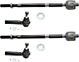 Front, Driver and Passenger Side, Inner and Outer Tie Rod Ends