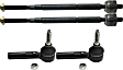 Front, Driver and Passenger Side, Inner and Outer Tie Rod Ends