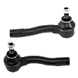 Front, Driver and Passenger Side, Outer Tie Rod Ends