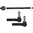 Front, Driver and Passenger Side, Inner and Outer Tie Rod End