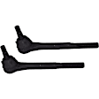 Front, Driver and Passenger Side, Outer Tie Rod Ends