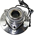 2-Wheel Set Front, Driver and Passenger Side Wheel Hubs, With Bearing, With Sensor, FWD, For Models With Heavy Duty Brakes
