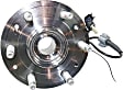 2-Wheel Set Front, Driver and Passenger Side Wheel Hubs, With Bearing, With Sensor, FWD, For Models With Heavy Duty Brakes
