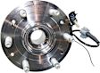 4-Wheel Set Front and Rear, Driver and Passenger Side Wheel Hubs, With Bearing, With Sensor, For Models With Heavy Duty Brakes