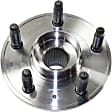 Rear, Driver and Passenger Side Wheel Hub, 5 Lugs, With Bearing