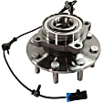 2-Wheel Set Front, Driver and Passenger Side Wheel Hubs, With Bearing, With Sensor, Heavy Duty Suspension