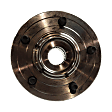 Front, Driver and Passenger Side Wheel Hub, 5 Lugs, With Bearing, With Sensor
