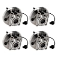 2014 Chevrolet Equinox - Front and Rear, Driver and Passenger Side Wheel Hub, 5 Lugs, With Bearing