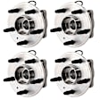 2014 Chevrolet Equinox - Front and Rear, Driver and Passenger Side Wheel Hub, 5 Lugs, With Bearing