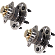 Rear, Driver and Passenger Side Wheel Hub, 5 Lugs, With Bearing