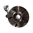 Rear, Driver and Passenger Side Wheel Hub, 5 Lugs, With Bearing, With Sensor, FWD