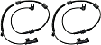 Front, Driver and Passenger Side ABS Speed Sensors