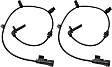 Rear, Driver and Passenger Side ABS Speed Sensors