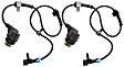 Rear, Driver and Passenger Side ABS Speed Sensor Set of 2