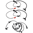 Rear, Driver and Passenger Side ABS Speed Sensor Set of 3
