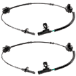 Front, Driver and Passenger Side ABS Speed Sensor Set of 2